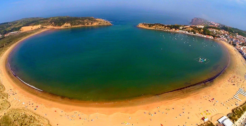 São Martinho do Porto has the most beautiful beach in Portugal with a unique format in Europe